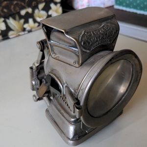 JOS Lucas Silver King 1920s bicycle lamp